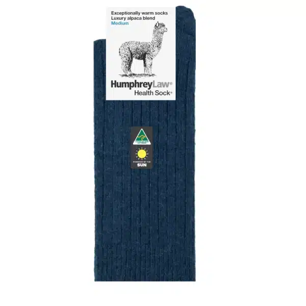 Humphrey Law- Alpaca Socks Denim