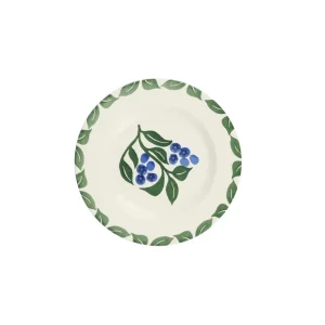 Emma Bridgewater - Spongeware Fruits Blueberries 6 1/2 Inch Plate