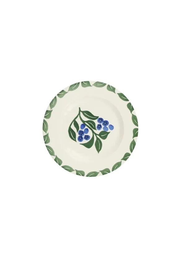 Emma Bridgewater - Spongeware Fruits Blueberries 6 1/2 Inch Plate