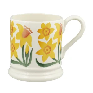 Emma Bridgewater - Spongeware Mug Flowers Daffodil