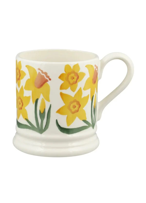 Emma Bridgewater - Spongeware Mug Flowers Daffodil
