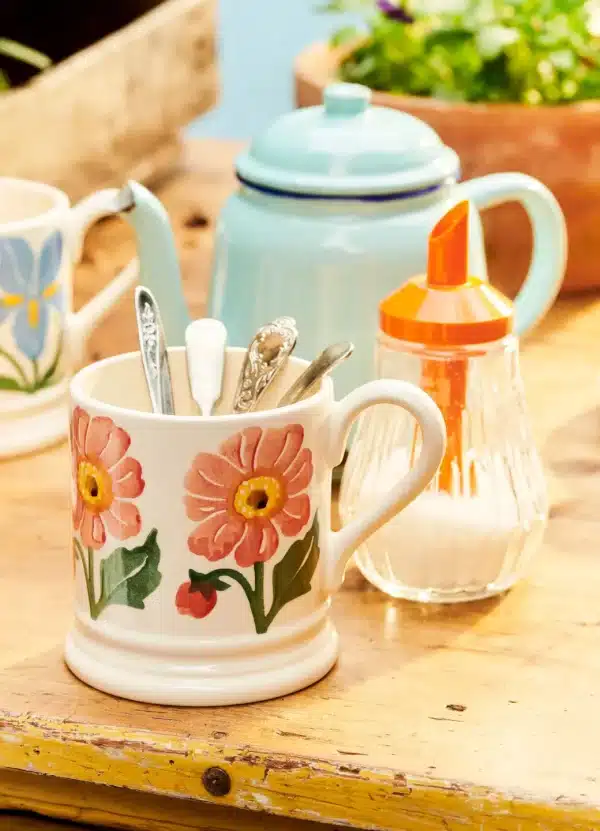 Emma Bridgewater - Spongeware Mug Flowers Dahlia - Image 2
