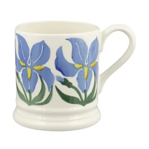 Emma Bridgewater - Spongeware Mug Flowers Iris