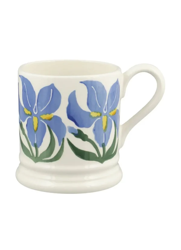 Emma Bridgewater - Spongeware Mug Flowers Iris