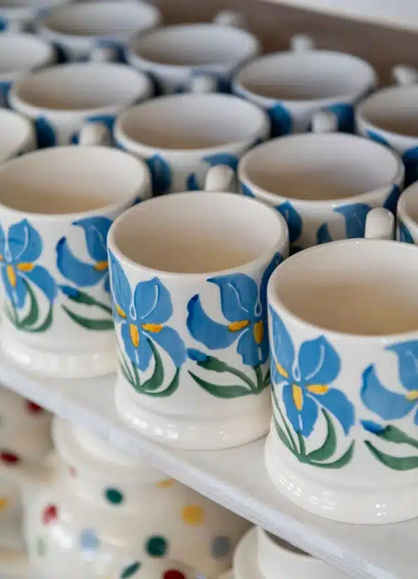 Emma Bridgewater - Spongeware Mug Flowers Iris - Image 3