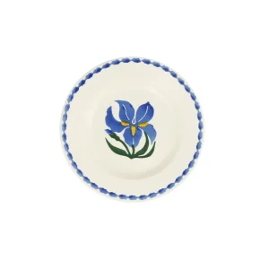 Emma Bridgewater - Spongeware Flowers Iris 6 1/2 Inch Plate
