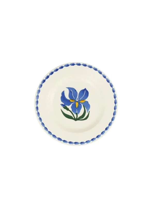 Emma Bridgewater - Spongeware Flowers Iris 6 1/2 Inch Plate