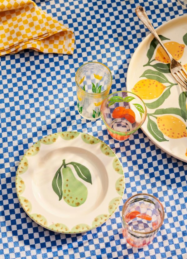 Emma Bridgewater - Spongeware Fruits Pears 6 1/2 Inch Plate - Image 2