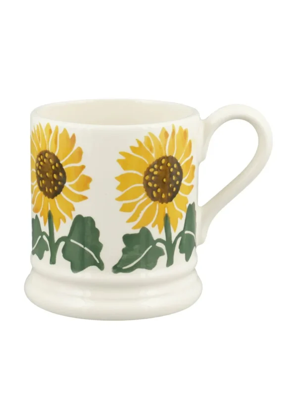 Emma Bridgewater - Spongeware Mug Flowers Sunflower