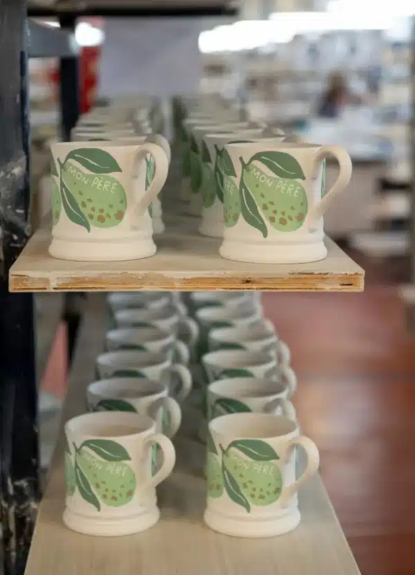 Emma Bridgewater - Spongeware Mug Fruits Pears 'Mon Pere' - Image 3