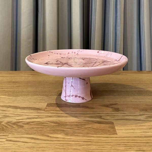 JACKA DESIGN By Robert Gordon - Time Footed Plate in Fairy Floss