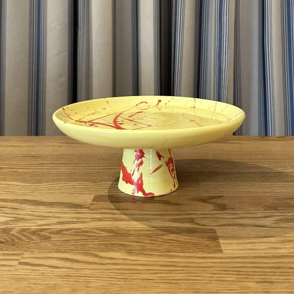 JACKA DESIGN By Robert Gordon - Time Footed Plate in Lemonade