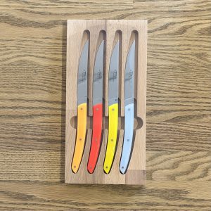 Jean Dubost Thiers - Mixed Colour - 4Pc Steak Knife Set