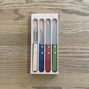 VERDIER - Knife 2 Rivets Preparation Set 4 Piece