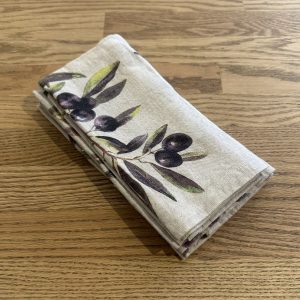 JACKA DESIGN - Napkins Olives Set 4