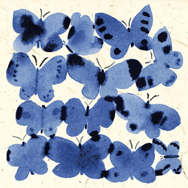 Jenny Frean - Card Inky Butterflies