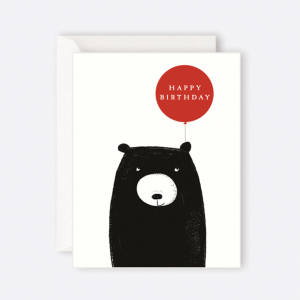 The Art File - Card Bear & Balloon