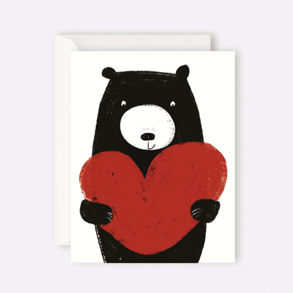 The Art File - Card Bear Big Heart