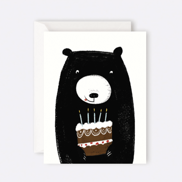The Art File - Card Bear Cake