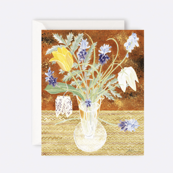 Angie Lewin - Card Spring Flowers