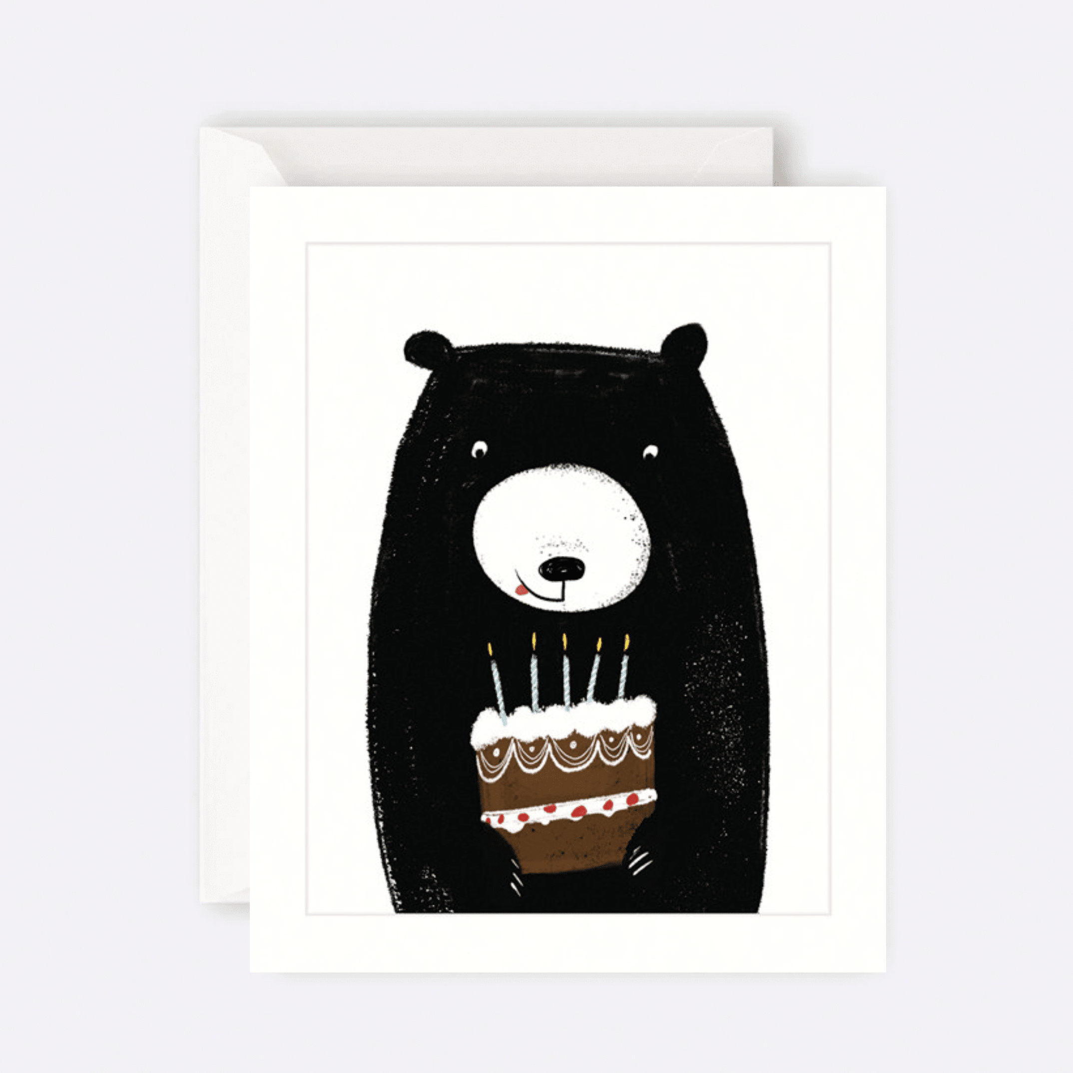 The Art File - Card Bear Cake