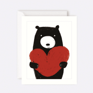 The Art File - Card Bear Big Heart