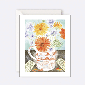AART - Card Marigolds & Scabious