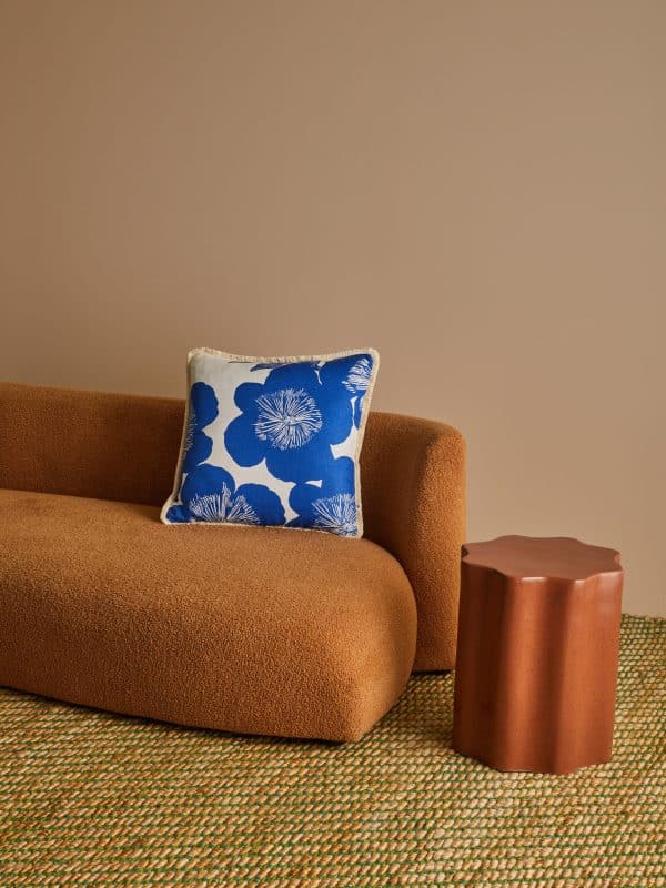 Bonnie & Neil - Jardin Blue Cushion 50cm - Image 3