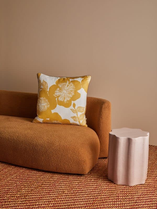 Bonnie & Neil - Jardin Yellow Cushion 60cm - Image 3