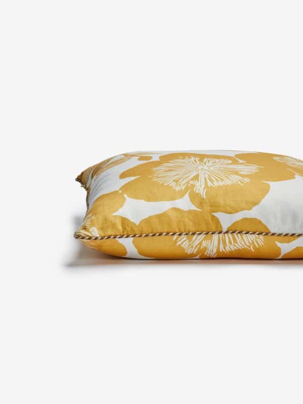 Bonnie & Neil - Jardin Yellow Cushion 60cm - Image 2