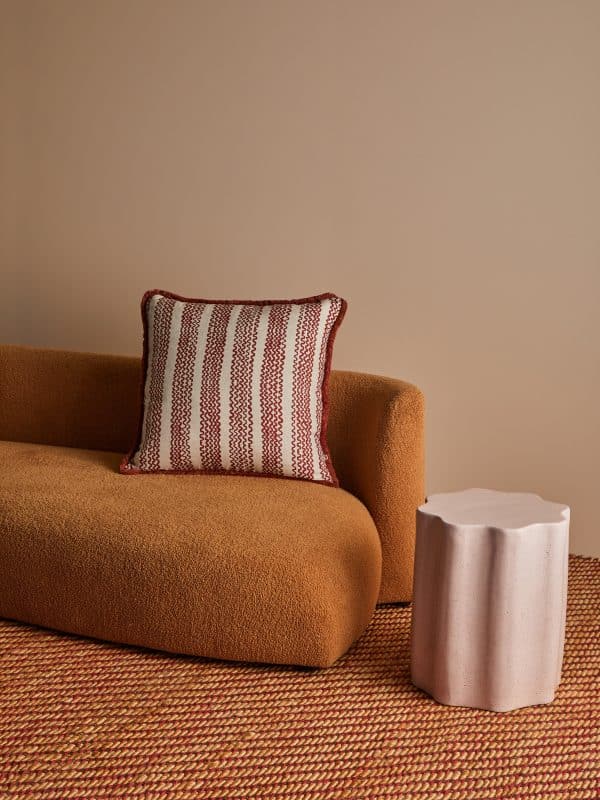 Bonnie & Neil - Mini Wave Cocoa Cushion 60cm - Image 3