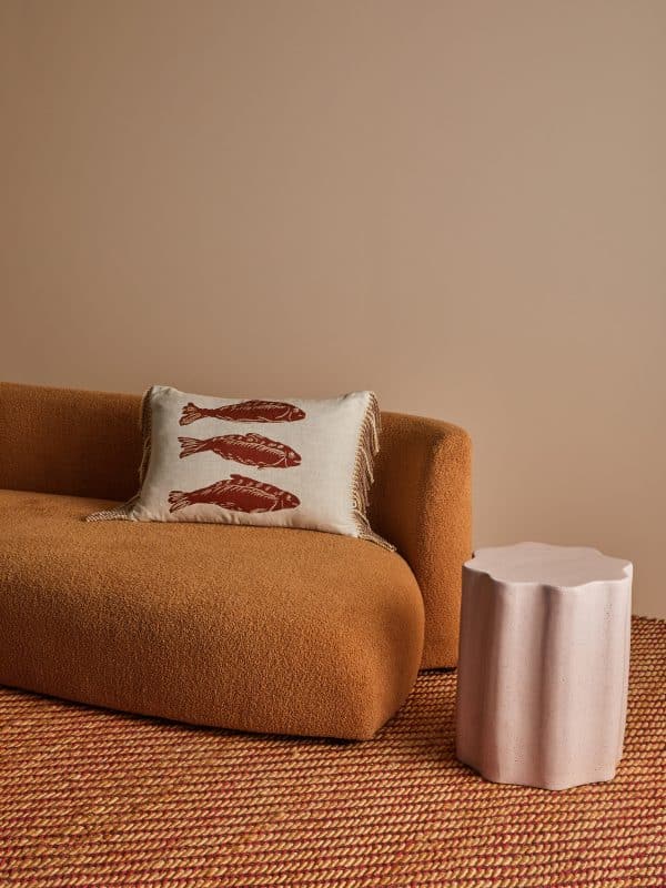 Bonnie & Neil - Sardines Tan Cushion 40 x 60cm - Image 3