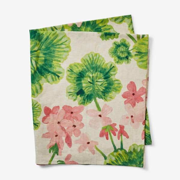 Bonnie & Neil - Tablecloth Geraniums