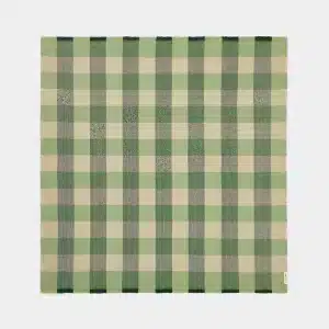 Waverley Mills - Traditional Check Picnic Rug in Acacia Green