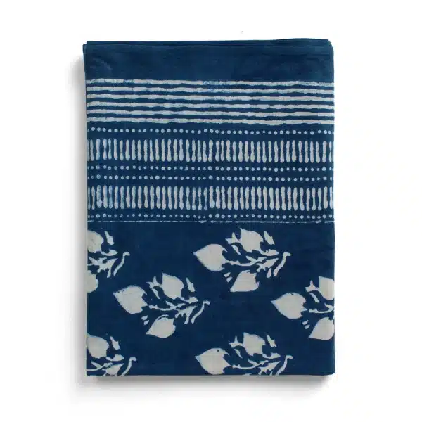 Chamois Sweden - Tablecloth Indigo Leaf