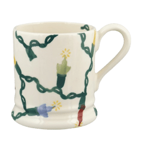 Emma Bridgewater - Spongeware Mug Christmas Fairy Lights