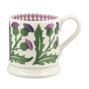 Emma Bridgewater - Spongeware Mug Flowers Thistle