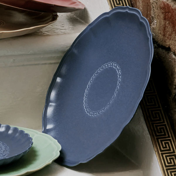 Yen Qin - Lotus Plate Ming Blue - Image 3
