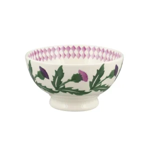 Emma Bridgewater - Spongeware Flowers Thistle French Bowl