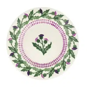 Emma Bridgewater - Spongeware Flowers Thistle 10 1/2" Plate