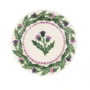 Emma Bridgewater - Spongeware Flowers Thistle 8 1/2" Plate