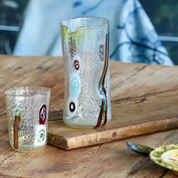 GOTI DI MURANO Carafe / Jug - Mouth Blown on Murano Italy