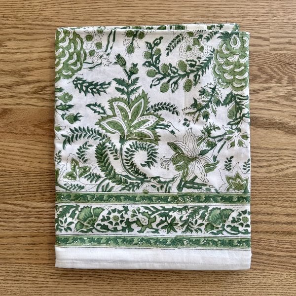 JACKA DESIGN - Tablecloth Green Blooms