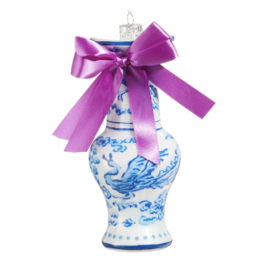JACKA DESIGN - Decoration Chinoiserie Jar Royal Bow