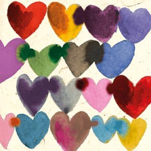 Jenny Frean - Card Inky Hearts