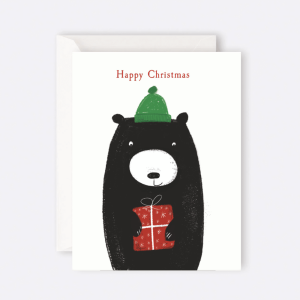 The Art File - Card Bear Christmas Gift