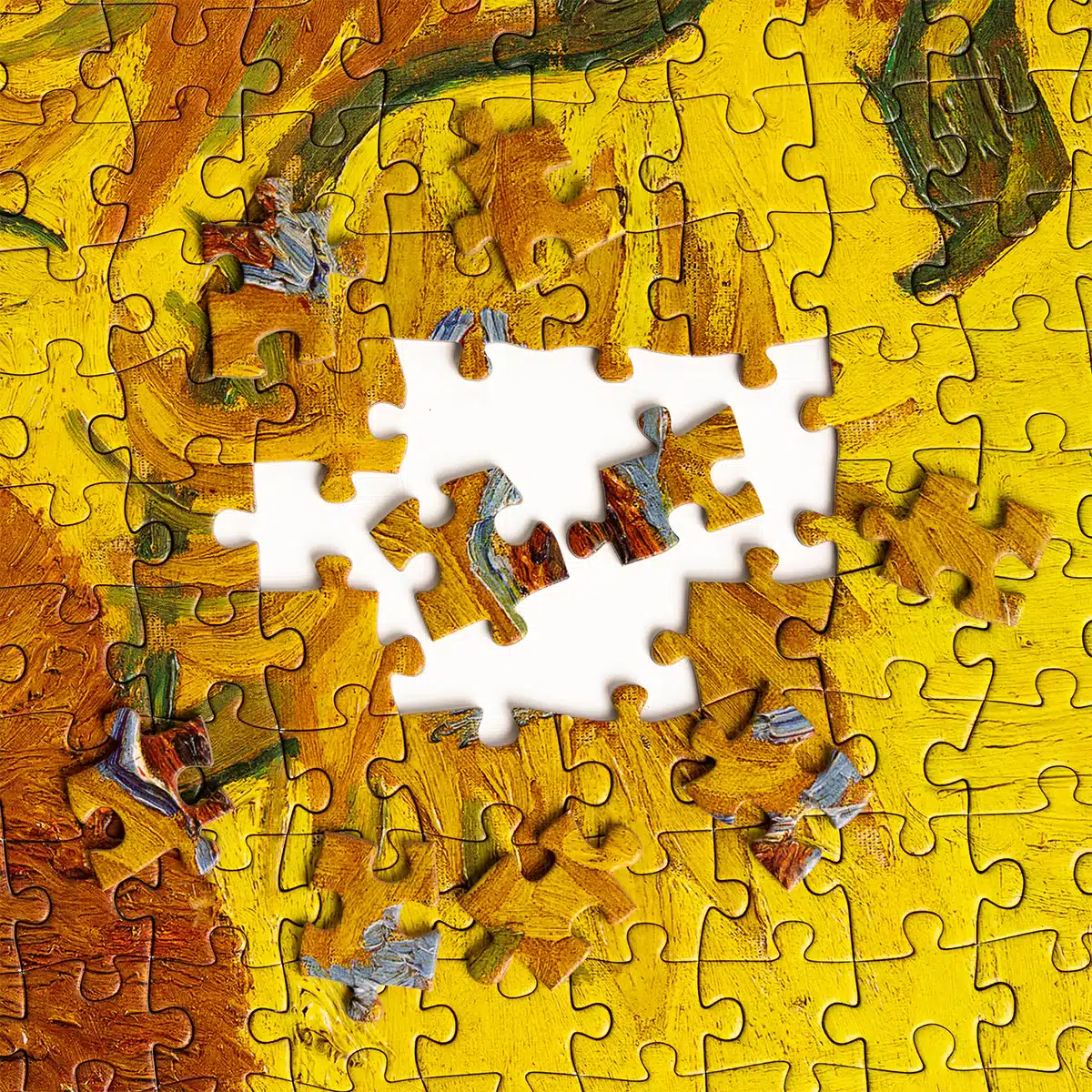 Puzzle - Vincent Van Gogh Sunflowers - Image 3