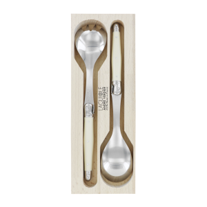 Laguiole - Salad Servers Cream