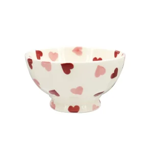 Emma Bridgewater - Spongeware Pink Hearts French Bowl