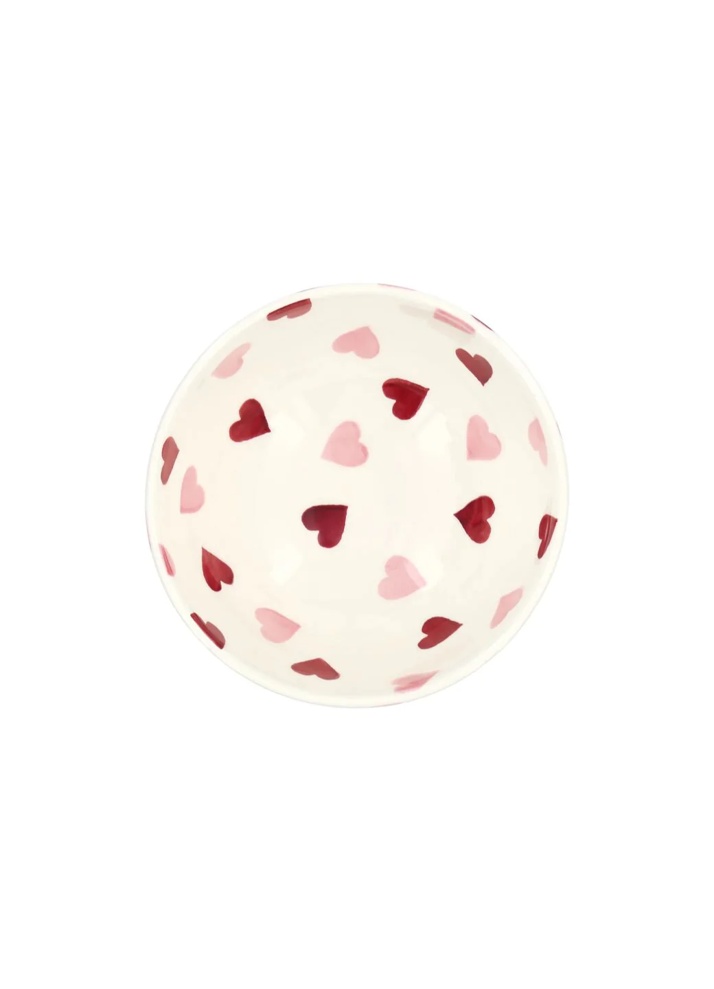 Emma Bridgewater - Spongeware Pink Hearts French Bowl - Image 3
